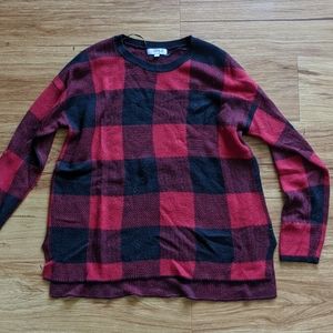 Plaid sweatshirt